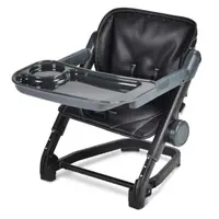 在飛比找PChome24h購物優惠-英國 Unilove Feed Me攜帶式寶寶餐椅_黑色 |