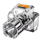1 Set Outdoor Headlamp High Brightness Illumination Outdoor Usb-rechargeable