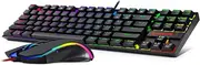 Redragon Mechanical Gaming Keyboard and Mouse Combo Wired RGB LED Backlit 60% with Arrow Key Keyboard & 7200 DPI Mouse for Windows PC Gamers