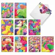 The Best Card Company Colorful Chicks - 20 Assorted Boxed Easter Note Cards w...