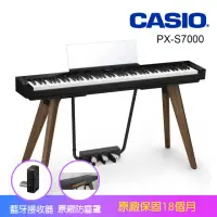 在飛比找momo購物網優惠-【CASIO 卡西歐】PX-S7000 黑色 88鍵數位鋼琴