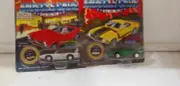 2 SUPERBIRD 1 GREEN & 1 SILVER BY johnny lightning muscle car B165