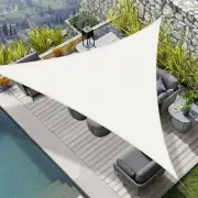 Sun Shade Sail Triangle 3.6x3.6x3.6m Waterproof PES Polyester Canopy Awning Suns