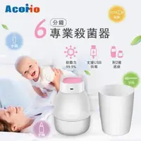 在飛比找PChome24h購物優惠-AcoMo PS II USB 6分鐘專業殺菌器-粉 PS-