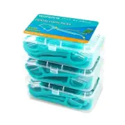 3BOX(150PCS) Watsons Mint Round Thread Dental Floss Picks Teeth Cleaner Flosser