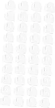 TEHAUX 40 Pcs Candle Setting Box Decorative Candle Cups Candle Molds for Candle Making Tea Light Holders Containers Wax Melt Clear Tea Cup Lovely Candle Shell Material Plastic Vintage