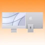 Apple iMac 2021 (M1, 8GB RAM, 512GB, 8 Core GPU, Silver, 24inc) - Excellent