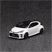 Die Casting 1:18 for Toyota Yaris GR Fully Enclosed Resin Car Model Collectibles Static Miniature Vehicle Model Decoration Presents Ornaments