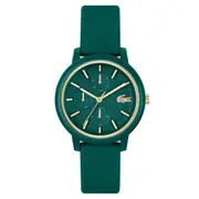 Lacoste Silicone Green Dial Multi-function Women's Watch - 2001329