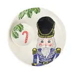 Vietri Nutcrackers Chip and Dip Set