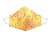 Fabric Face Mask Cotton Reusable Washable Kid Teen Handmade in USA - Multi Dots
