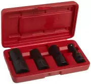 SUNEX TOOLS 2724 1/2-Inch Drive Deep Thin Wall Flip Socket Set, 4-Piece
