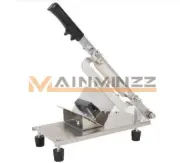One New Manual Frozen Meat Slicer Kit Beef Slicing Machine Hotpot BBQ Silver
