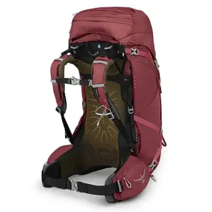 【Osprey】Aura AG 50 登山背包 50L 女款 莓果紅(健行背包 徙步旅行 登山後背包)