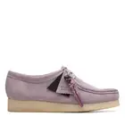 Clarks Wallabee 26173244 Womens Purple Oxfords & Lace Ups Casual Shoes