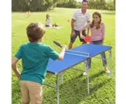 152cm Portable Tennis Table, Folding Ping Pong Table Game Set Net Paddles Balls