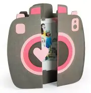 Sizzix Thinlits Retro Camera Fold-a-long Card 11pc #663588 MSRP $19.99 Jen Long