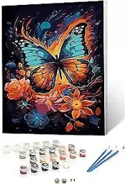 Butterfly Paint by Number for Adults,Paint by Number for Butterfly KI-YH-13