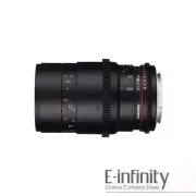 NEW Samyang 100mm T3.1 VDSLRII Macro Cine Lens for Sony E Mount