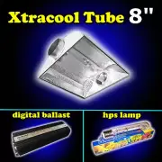 Xtracool Tube 8" Digital Ballast combo HPS lamp for Grow Lights(400,600,1000w)