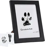 Puppy Paw Print Kit - Inkless Pet Footprint Impression Kit | Paw Print Frame Kit, Dog and Cat Paw Print Kit, Animal Paw Print Impression Kit