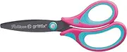 Pelikan griffix School Scissors Round, 1 Piece, Craft Scissors for Right-Handed Users for School Crafts, Children's Scissors in SweetBerry (LovelyPink)