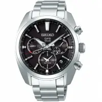 在飛比找momo購物網優惠-【SEIKO 精工】ASTRON 5X53雙時區太陽能手錶 