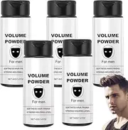 Volume Powder for Men & Women, Hair Styling Powder for Instant Texture & Volume, Natural Matte Texture for Men, Long-lasting Holding, Easy to Apply and Carry with No Oil or Greasy Residue (5psc)
