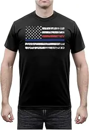 [ROTHCO] Thin Blue Line & Thin Red Line T-Shirt