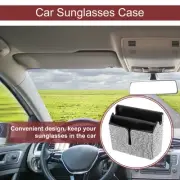 Car Sunglasses Case Universal ABS,Rhinestones White 3.9"x3.27" 1 Pcs
