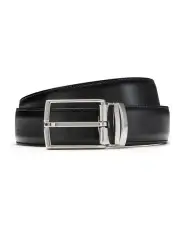 [Aquila] Bane Leather Belt in Black