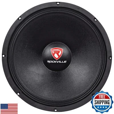 Rockville 1500w 15" Raw DJ Subwoofer 4 Ohm Sub Woofer 70OZ Magnet, 15 inch (R