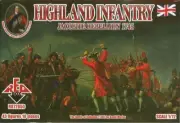 Highland Infantry Jacobite Rebellions 1745 1/72 Soldier Figures Kit REDBOX