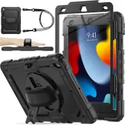 Case for Ipad 9Th/ 8Th/ 7Th Generation 10.2'', Shockproof with Screen Protector,