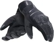 Dainese Tempest D-Dry Thermal Mens Motorcycle Short Gloves Black