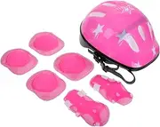 KITANDOVE Protective Gear Set Boys and Girls Helmet Kneeling Pad Skate Guards Elbow Pads Wrist Guard for Roller Skating Skateboarding