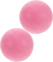 LOORGVEL 2 Pcs Deep Tissue Massage Balls Soft TPE Peanut Balls for Muscle Soreness Relief Yoga Myofascial Release and Comprehensive Body Massage Experience