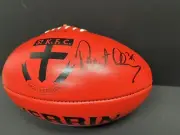 AFL STKILDA SAINTS ROBERT HARVEY HAND SIGNED SHERRIN - Premiers Barker Brownlow