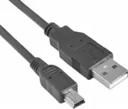 Astrotek 1m Male USB-A 2.0 To Male Mini USB-B Data Transfer Cable Cord Black
