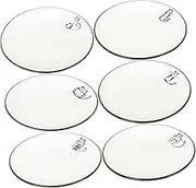 UPKOCH Ceramic Plates Round Food Serving Plate Set for Dinner Desserts and Snacks Dishwasher Safe