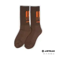 在飛比找蝦皮商城優惠-AIRWALK 都會生活 咖啡色 運動襪  台灣製造 AW5