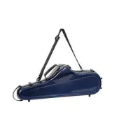 Crossrock Protect Tenor Saxophone Flight Case, Fiberglass Shaped Hardshell