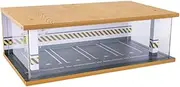 JunZheHub Display for Diecast Cars in Scale 1/32, 1/24 and 1/18 with A Parking Lot , Style B