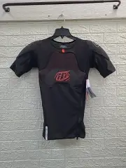 New Troy Lee Designs Stage Ghost D30 Short Sleeve Baselayer Black Size Large