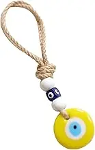 Blue Evil Eye Wall Decor | Devil's Eyes Car Charm Wall Decoration | Turkish Blue Evil Eye Pendant Evil Eye Charm, Lucky Car Interior Decoration for Car Rear View Window Door Balcony