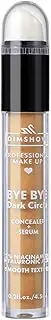 FEESHOW Satin Finish Light Ivory Concealer Full Coverage Hydrating Brightening Under Eye Makeup for Lightweight Type 4 One Size