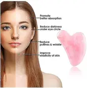 Gua Sha Massage Tool,natural Rose Quartz Gua Sha Stone Skin Care Tools,face Massager Facial Gua Sha Scraper For