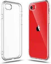 for Apple iPhone 7 8 Plus X XR XS 11 12 13 Pro Max Mini SE Clear Gel Case Cover (for Apple iPhone SE (2020))