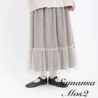 在飛比找Yahoo奇摩購物中心優惠-Samansa Mos2 3WAY多穿法設計層次薄紗裙