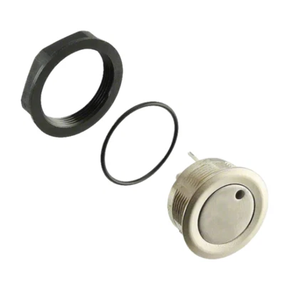 1241.2856 Pushbutton Switch SPST-NO Anti-Vandal, Illuminated Panel Mount, Front
